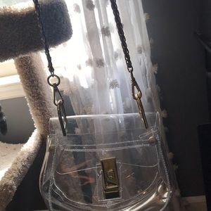 Clear crossbody purse